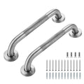 Grab Bars for Shower, 2 Pack 16-Inch Anti Slip Shower Handles for Elderly, Safety Shower Grab Bar, Stainless Steel Handicap Grab Bars for Bathroom (Polished Nickel 1" Diameter)