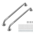 Grab Bars for Shower, 2 Pack 16-Inch Anti Slip Shower Handles for Elderly, Safety Shower Grab Bar, Stainless Steel Handicap Grab Bars for Bathroom (Polished Nickel 1" Diameter)