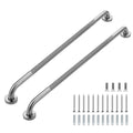 Grab Bars for Shower, 2 Pack 16-Inch Anti Slip Shower Handles for Elderly, Safety Shower Grab Bar, Stainless Steel Handicap Grab Bars for Bathroom (Polished Nickel 1" Diameter)