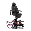 Pride Jazzy Air 2 Power Chair - Electric Wheelchair Scooter for Adults, U-1 Battery, 300 Lbs Weight Capacity, Ruby Red, 20" x20-22 Seat Size