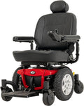 Pride Mobility Jazzy 600 ES Group 2 Power Chair, Nylon, Red, Mid Wheel Drive Power Chair for Adults, 300 lbs. WC, Up to 4 MPH, 24.8 Miles Range Per Charge