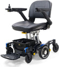 Golden Technologies Buzzaround CarryOn Power Electric Wheelchair - 21" Turning Radius - Folds to 10" - 46 LBS Base - Red/Blue Shrouds Included - GP130