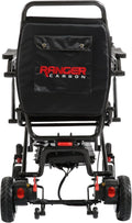 Porto Mobility Ranger Carbon Folding Lightweight Foldable Exclusive Power Wheelchair, Dual Powerful Motor, Easy Release Dual Battery, Airplane Ready Portable Power Wheelchair