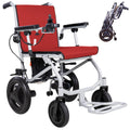 Rubicon DX04 World's Lightest (only 30lbs) Foldable Electric Wheelchair - Travel Size - Airline Approved - User Friendly - 10 mi Cruise Range - Ships from USA - Serviced in USA (Model3)