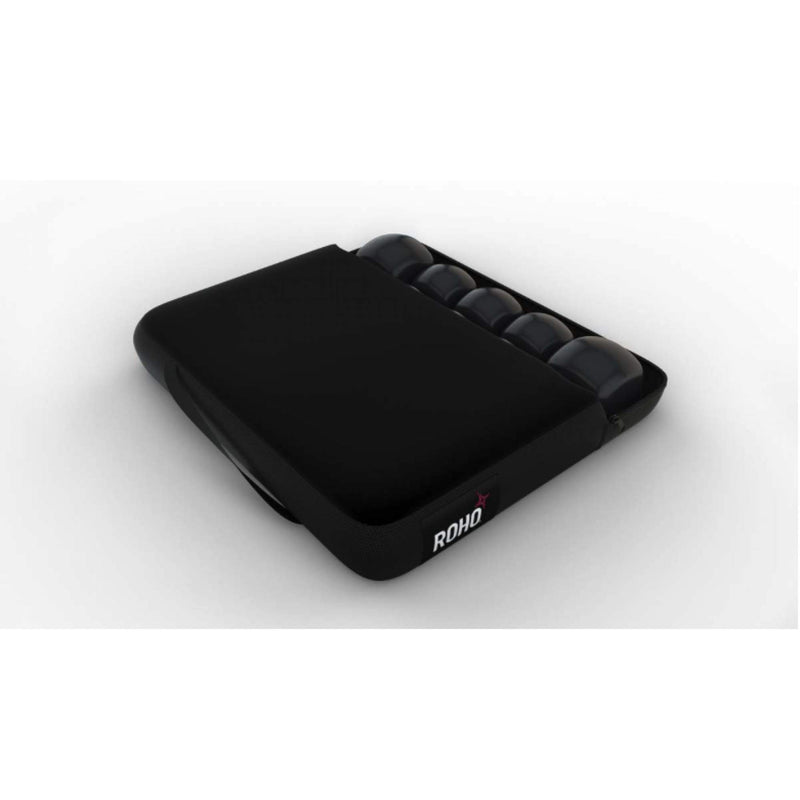 Roho Mosaic Cushion, Standard, Inflatable Seat Cushion for Office Chair, Wheelchair, Cars, Home Living, & Back Pain Support, Adjustable Cushion with Stretchable Cover & Non-Skid Bottom, 18" x 16"