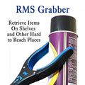 RMS 2-Pack 34 Inch Extra Long Grabber Reacher with Rotating Jaw - Mobility Aid Reaching Assist Tool