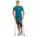 Hugo Mobility Adjustable Crutches for Walking, Tall Adult Walking Crutches, Comfortable Lightweight Crutches with Underarm Pad and Hand Grip