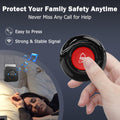 CallToU Caregiver Pager Wireless Call Bell Alert Button for Seniors/Elderly/Patients 1 Plugin Receiver 1 Waterproof Transmitter
