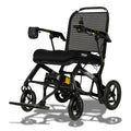 Pride Mobility Jazzy Ultra Light Folding Travel Power Chair - 300 lbs Capacity, 3.69 mph, Lightweight Foldable Electric Wheelchair for Travel Seniors, Adults – 10Ah Airline-Approved Battery (Black)