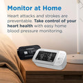 OMRON Platinum Blood Pressure Monitor, Upper Arm Cuff, Digital Bluetooth Blood Pressure Machine, Stores Up To 200 Readings for Two Users (100 readings each)