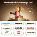 BOB AND BRAD Q2 Pro Mini Massage Gun with Heat and Cold Head,Pocket-Sized Deep Tissue Massager Gun,Portable Percussion Muscle Massager Gun, Ultra Small&Quiet Muscle Massage Gun
