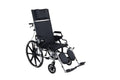 Drive Medical PLA420RBDFA Viper Plus GT Full Reclining Wheelchair with Detachable Full Arms, Black
