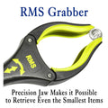 RMS 2-Pack 34 Inch Extra Long Grabber Reacher with Rotating Jaw - Mobility Aid Reaching Assist Tool