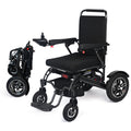 Foldable All-Terrain Electric Wheelchair for Adults, 500W Dual Motors, Lightweight Aluminum Alloy Frame, Lithium Battery, 300 lbs Capacity