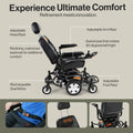 SuperHandy GoRide Power Wheelchair, 300 lbs Capacity, Electric Wheelchair with Dynamic Linx Joystick Controller (GoRide CRZ)