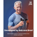 BOB AND BRAD Q2 Pro Mini Massage Gun with Heat and Cold Head,Pocket-Sized Deep Tissue Massager Gun,Portable Percussion Muscle Massager Gun, Ultra Small&Quiet Muscle Massage Gun
