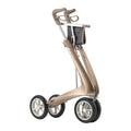 byACRE Carbon Ultralight Rollator Walker - 10.6 lbs Adult Walkers with 4 Wheels and Seat - Lightweight Seated Walkers with Wheels - Foldable Rolling Walker with Seat - Walker for Adults