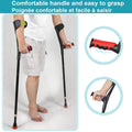 Forearm Crutch for Adults(x1 Unit), Forearm Crutch with Cuffs, Anti-Drop, Crutch for Walking, Forearm Crutch Lightweight Adjustable, Aluminum Forearm Crutch, Black Crutch (Single Black)