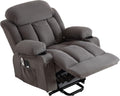 Velvet Power Lift Recliner Chair for Elderly with Massage and Heat, 350lbs Weight Capacity, Extra Wide Electric Recliner with Cup Holders, USB Ports & Side Pockets