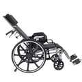 Drive Medical PLA420RBDFA Viper Plus GT Full Reclining Wheelchair with Detachable Full Arms, Black