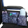 2 Pack Wheelchair Side Bag with Cup Holder, Wheelchair Armrest Pouch Accessories for Walker, Rollator, Electric Scooter Wheelchairs, Ideal Gift for Mother's Day & Father's Day