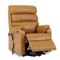 DYNOX Big Tall Man Large-Wide Power Dual Motor Lift Recliners Chairs for Elderly Lay Flat Lift Chair with Infinite Positions, Heat & Massage, Supports 400 LBS(9298L,Faux Leather,Brown)