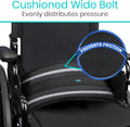Vive Wheelchair Seatbelt - Safety Belt For The Elderly - Harness For Adults - Adjustable Straps For Chair/Bed Restraint - Patients Care - Falling out Prevention - For The Elderly, Pregnant & Paralyzed