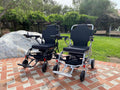 Porto Mobility Ranger Super Lightweight Portable Weatherproof (only 43 lbs) Foldable Sturdy Brushless Controller and Dual Motorized Powerful Premium Electric Wheelchair