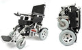 Porto Mobility Ranger Quattro (The Beast) Ultra Exclusive Foldable Electric Wheelchair Heavy Duty, Holds 550lbs 1000W Horse Power Dual Motor Folding Power Wheelchair (Silver, XL (Special Edition))