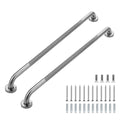 Grab Bars for Shower, 2 Pack 16-Inch Anti Slip Shower Handles for Elderly, Safety Shower Grab Bar, Stainless Steel Handicap Grab Bars for Bathroom (Polished Nickel 1" Diameter)