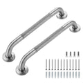 Grab Bars for Shower, 2 Pack 16-Inch Anti Slip Shower Handles for Elderly, Safety Shower Grab Bar, Stainless Steel Handicap Grab Bars for Bathroom (Polished Nickel 1" Diameter)
