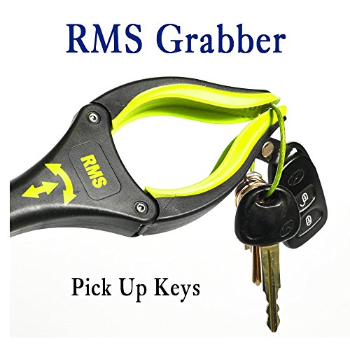 RMS 2-Pack 34 Inch Extra Long Grabber Reacher with Rotating Jaw - Mobility Aid Reaching Assist Tool