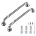 Grab Bars for Shower, 2 Pack 16-Inch Anti Slip Shower Handles for Elderly, Safety Shower Grab Bar, Stainless Steel Handicap Grab Bars for Bathroom (Polished Nickel 1" Diameter)