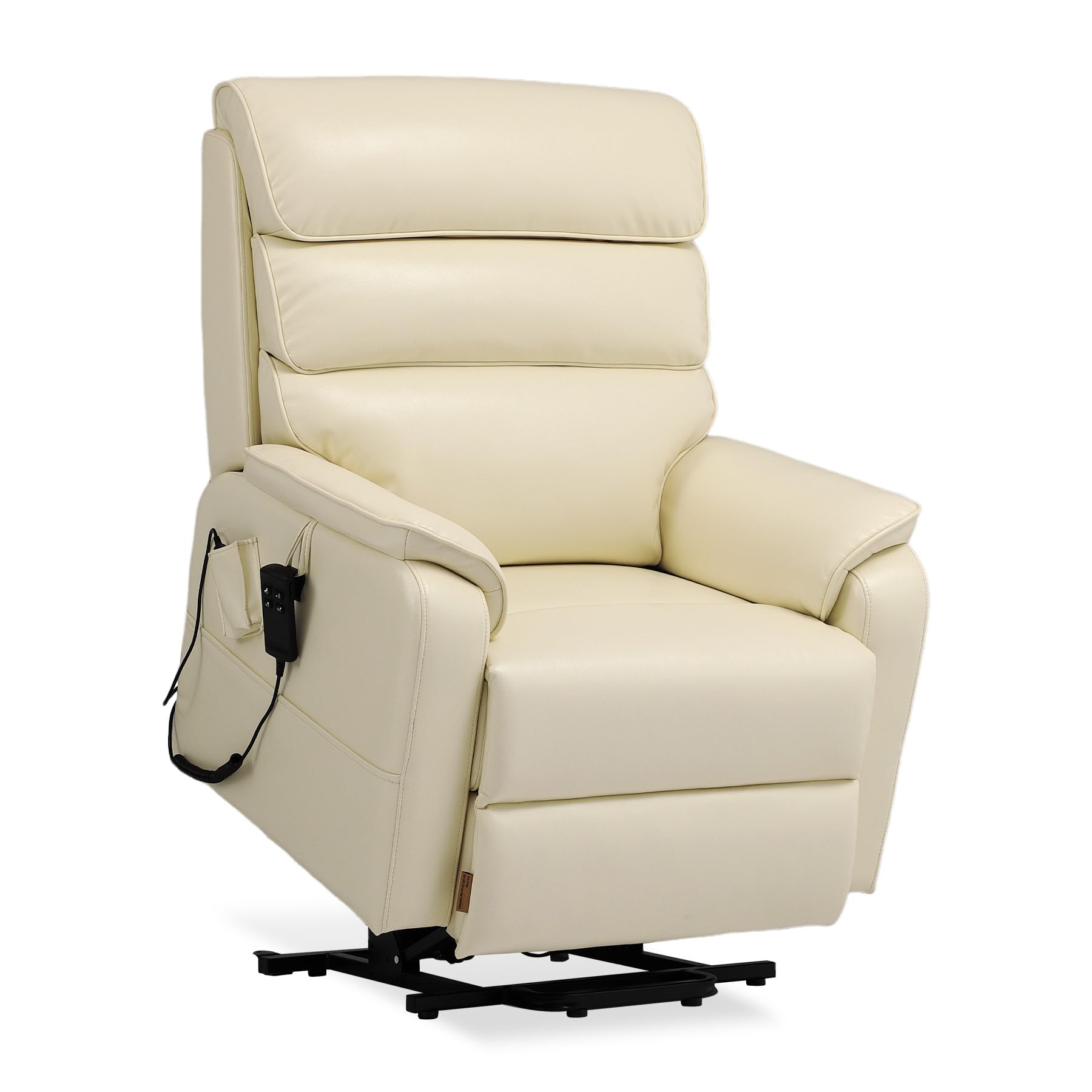 DYNOX Big Tall Man Large-Wide Power Dual Motor Lift Recliners Chairs for Elderly Lay Flat Lift Chair with Infinite Positions, Heat & Massage, Supports 400 LBS(9298L,Faux Leather,Brown)