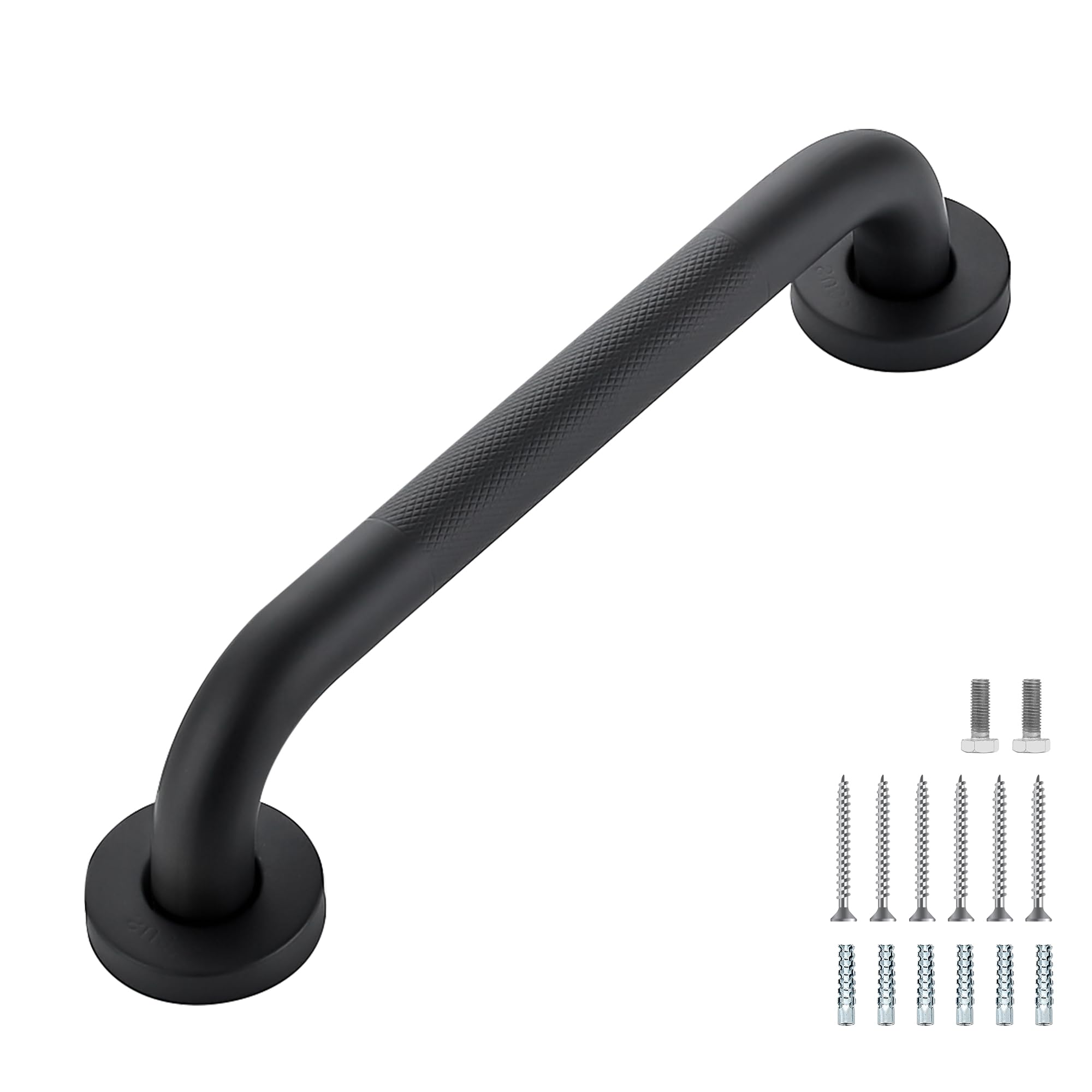 Grab Bars for Shower, 2 Pack 16-Inch Anti Slip Shower Handles for Elderly, Safety Shower Grab Bar, Stainless Steel Handicap Grab Bars for Bathroom (Polished Nickel 1" Diameter)