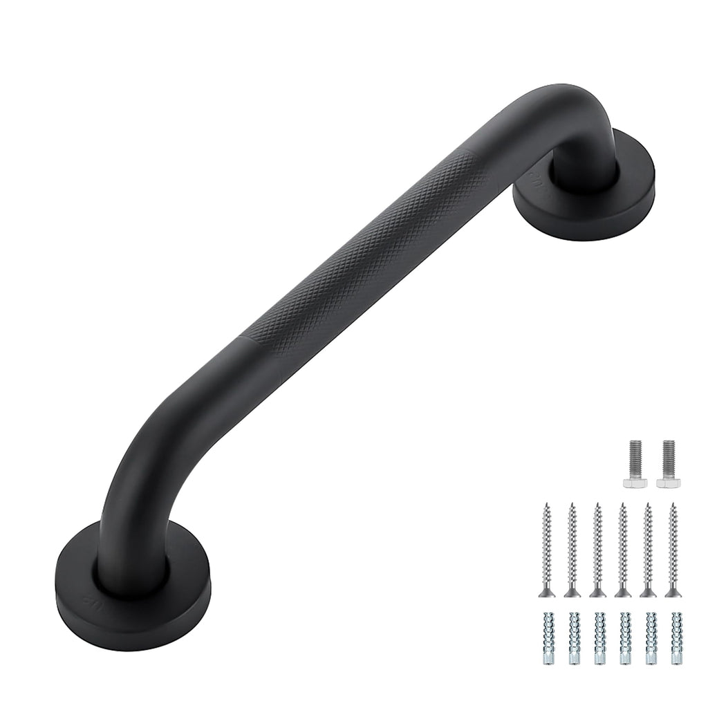 Grab Bars for Shower, 2 Pack 16-Inch Anti Slip Shower Handles for Elderly, Safety Shower Grab Bar, Stainless Steel Handicap Grab Bars for Bathroom (Polished Nickel 1" Diameter)