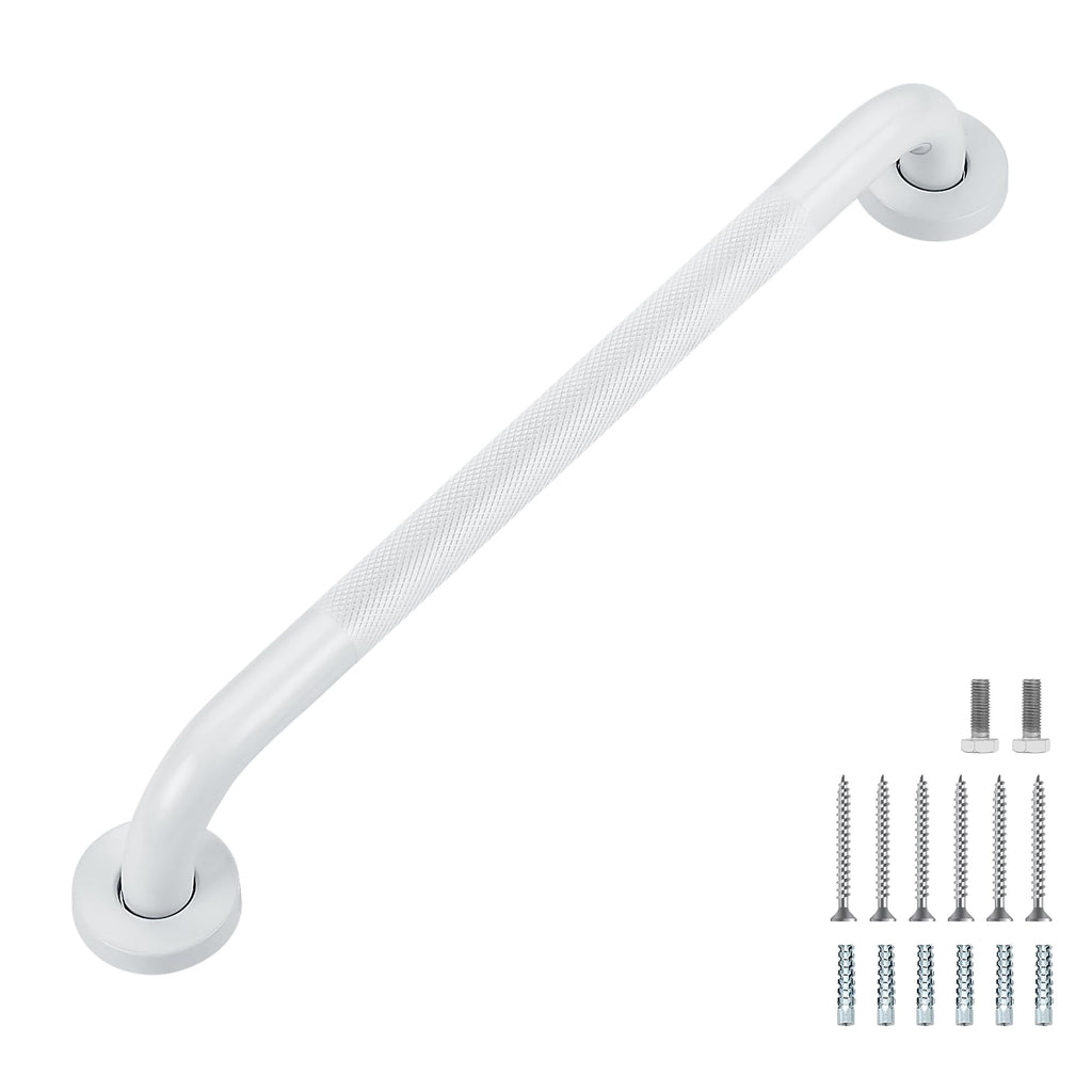 Grab Bars for Shower, 2 Pack 16-Inch Anti Slip Shower Handles for Elderly, Safety Shower Grab Bar, Stainless Steel Handicap Grab Bars for Bathroom (Polished Nickel 1" Diameter)
