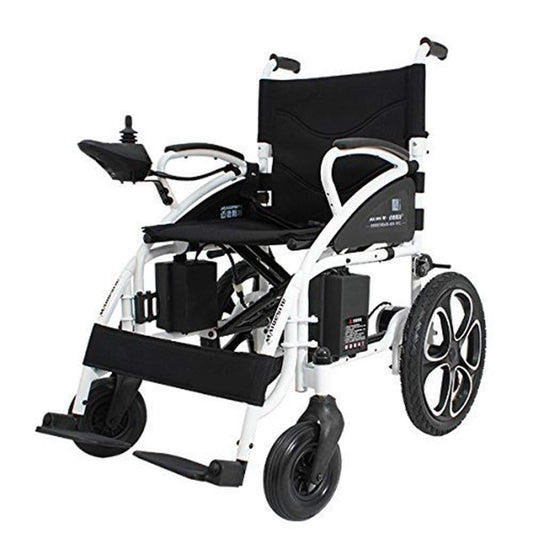 Rubicon DX01 All-Terrain Foldable Electric Wheelchair - 500W Motor, 12 mi Range, 300 lbs Capacity. Durable, Powerful. Silla de Ruedas Electrica para Adultos, Supports up to 300 lbs. (Model4)