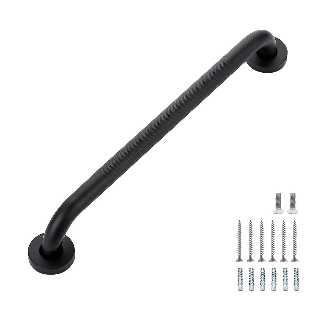Grab Bars for Shower, 2 Pack 16-Inch Anti Slip Shower Handles for Elderly, Safety Shower Grab Bar, Stainless Steel Handicap Grab Bars for Bathroom (Polished Nickel 1" Diameter)