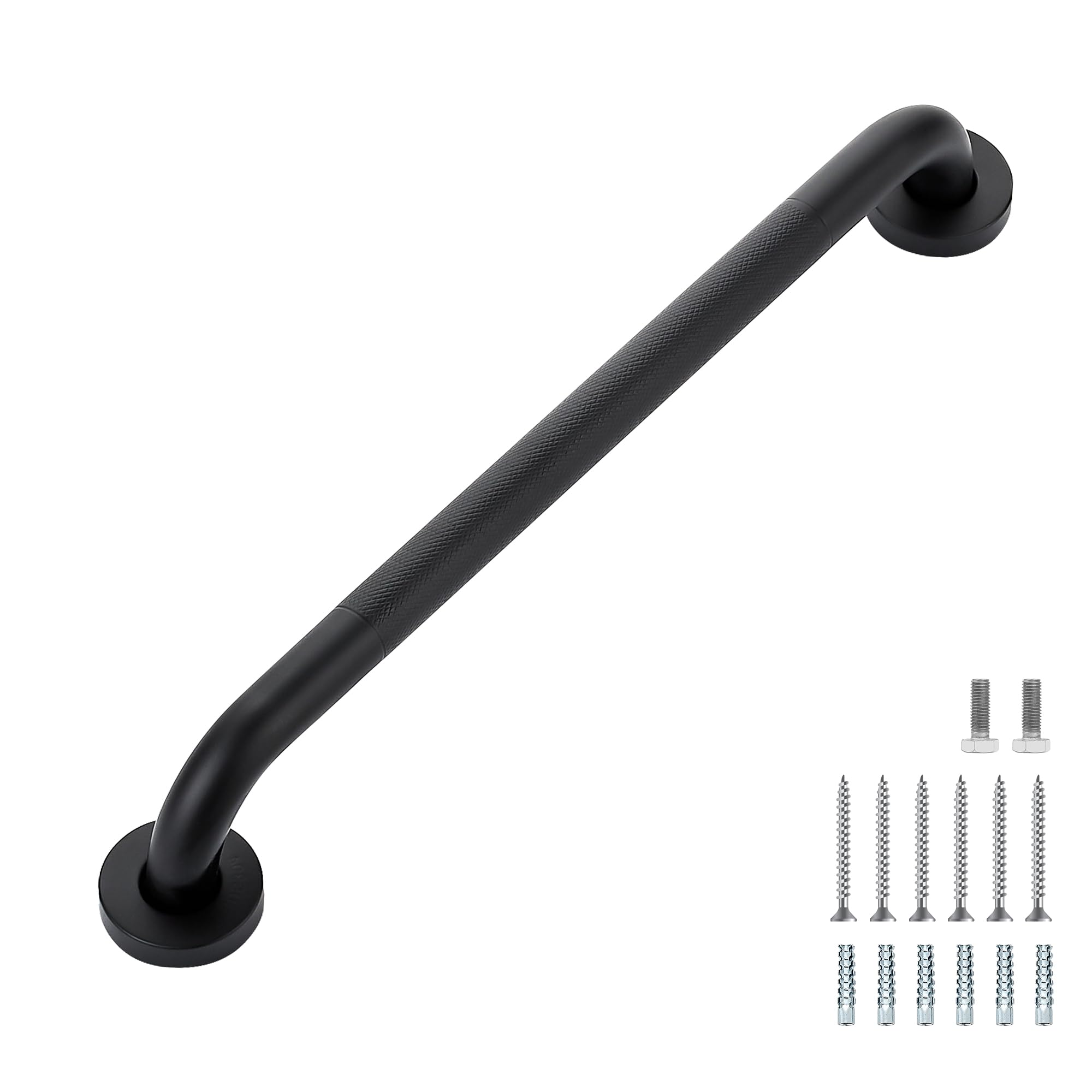 Grab Bars for Shower, 2 Pack 16-Inch Anti Slip Shower Handles for Elderly, Safety Shower Grab Bar, Stainless Steel Handicap Grab Bars for Bathroom (Polished Nickel 1" Diameter)