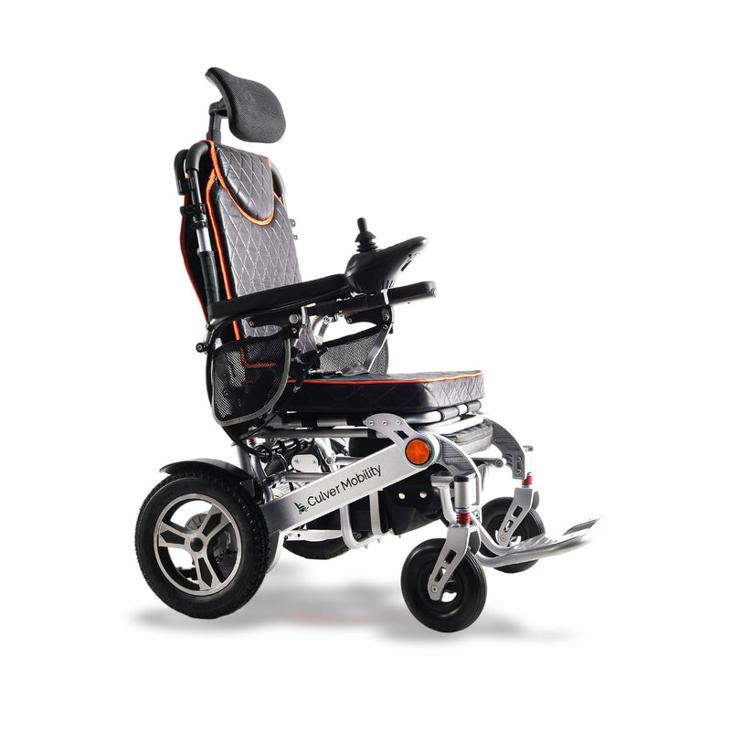 Culver Mobility Panther Electric Wheelchair for Adults, All Terrain Lightweight Foldable Wheelchairs,Power Motorized Electric Wheel Chair, Comfortable Remote Control Mobility Aid