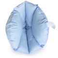 DMI Heel Cushion Protector Pillow to Relieve Pressure from Sores and Ulcers, Foot Pillow, FSA HSA Eligible, Adjustable in Size, Blue, White, Sold as a Set of 2