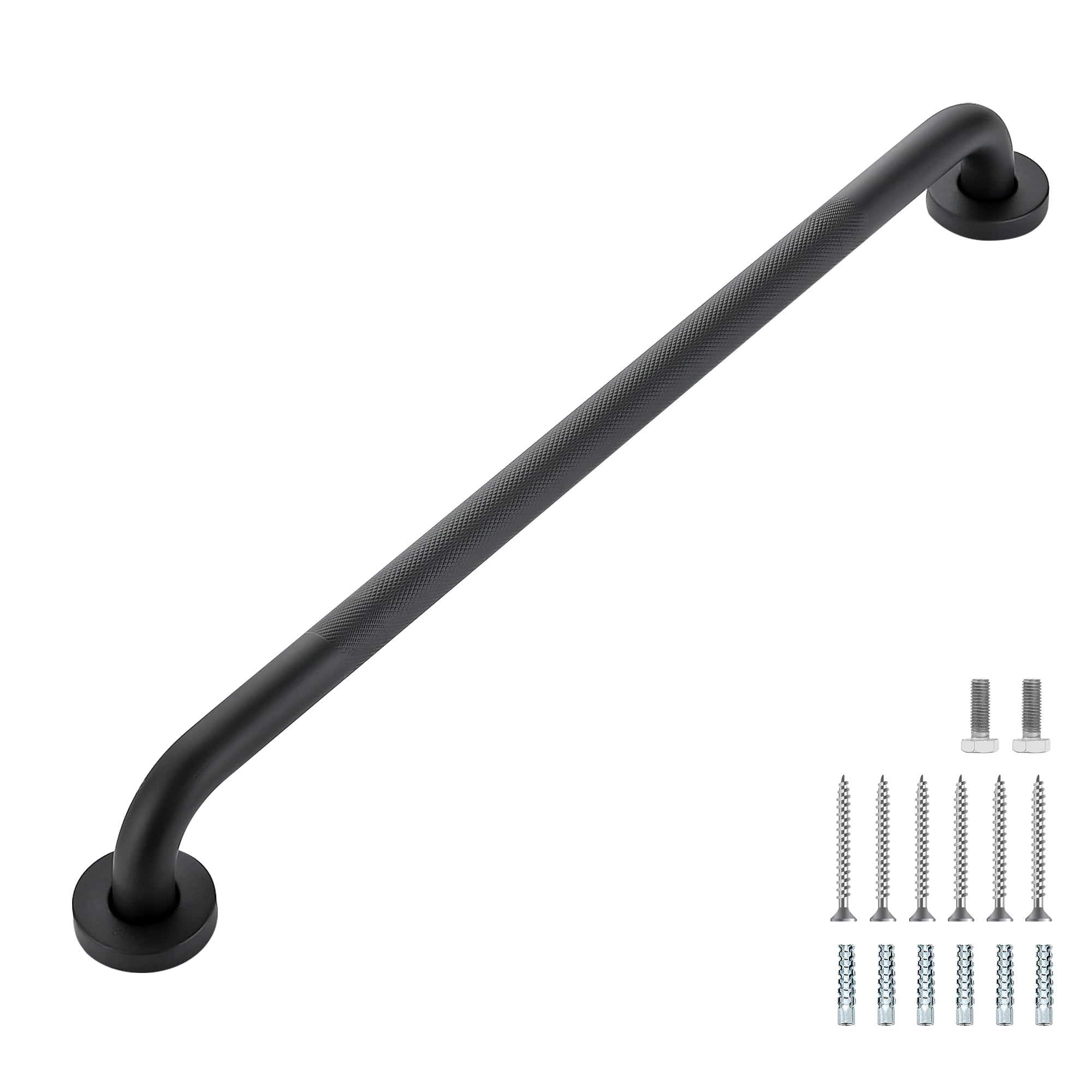 Grab Bars for Shower, 2 Pack 16-Inch Anti Slip Shower Handles for Elderly, Safety Shower Grab Bar, Stainless Steel Handicap Grab Bars for Bathroom (Polished Nickel 1" Diameter)