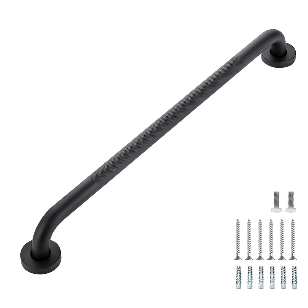 Grab Bars for Shower, 2 Pack 16-Inch Anti Slip Shower Handles for Elderly, Safety Shower Grab Bar, Stainless Steel Handicap Grab Bars for Bathroom (Polished Nickel 1" Diameter)