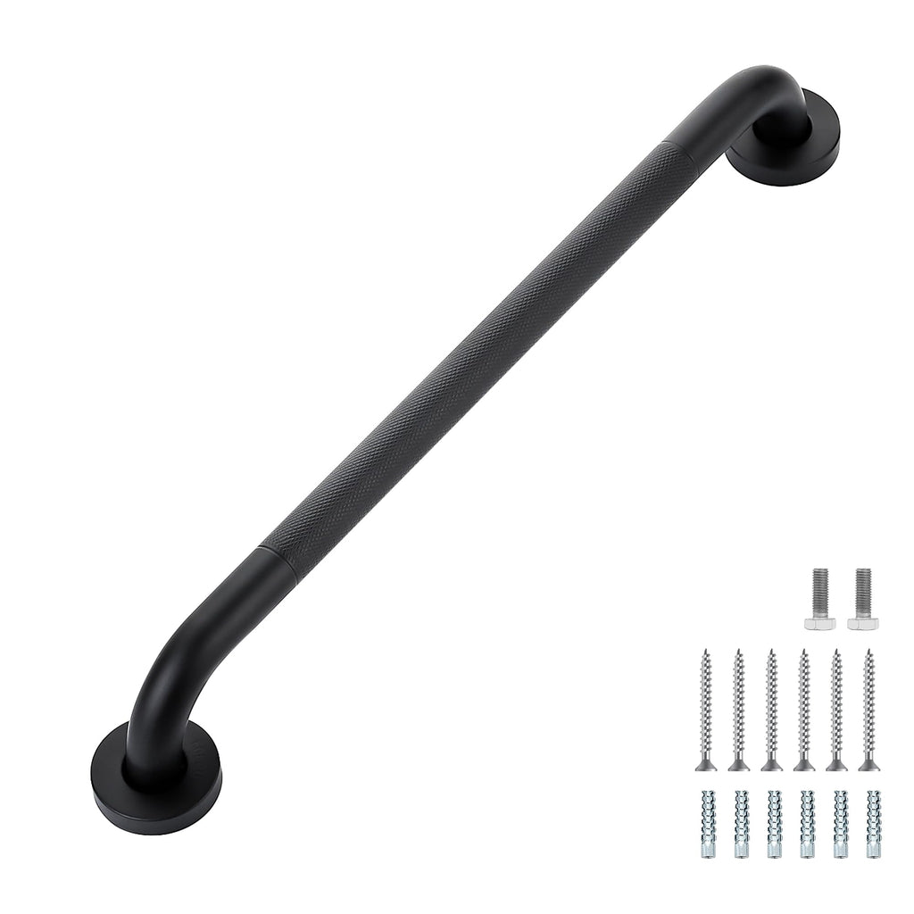 Grab Bars for Shower, 2 Pack 16-Inch Anti Slip Shower Handles for Elderly, Safety Shower Grab Bar, Stainless Steel Handicap Grab Bars for Bathroom (Polished Nickel 1" Diameter)