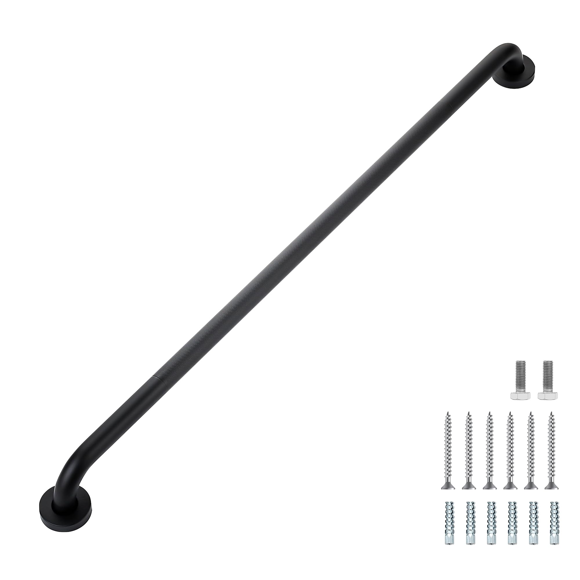 Grab Bars for Shower, 2 Pack 16-Inch Anti Slip Shower Handles for Elderly, Safety Shower Grab Bar, Stainless Steel Handicap Grab Bars for Bathroom (Polished Nickel 1" Diameter)