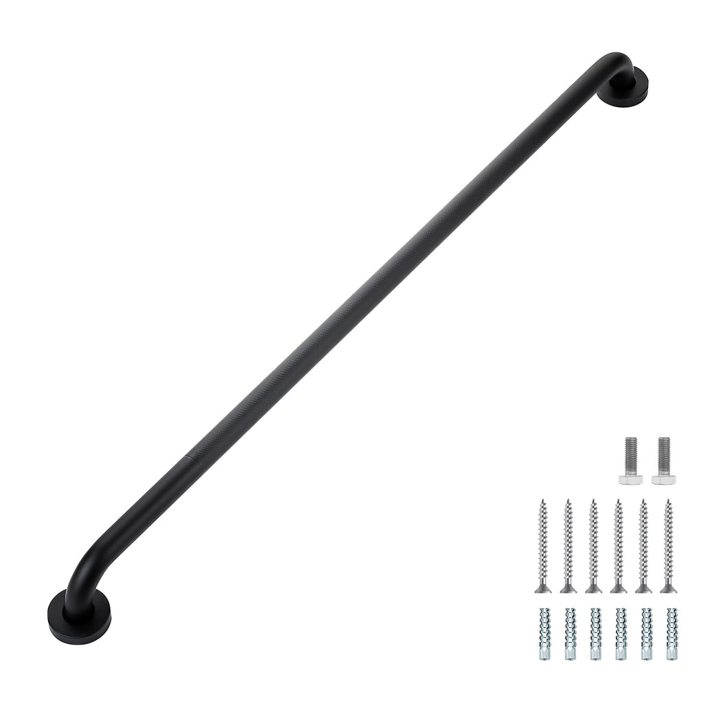 Grab Bars for Shower, 2 Pack 16-Inch Anti Slip Shower Handles for Elderly, Safety Shower Grab Bar, Stainless Steel Handicap Grab Bars for Bathroom (Polished Nickel 1" Diameter)