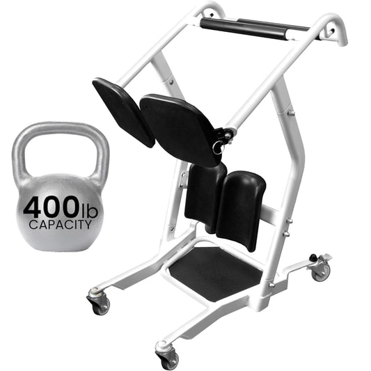 Vive Mobility Sit to Stand Patient Lift for Handicapped - Stand Assist Lift Aid for Home Care Use - Elderly Lift Assist Transfer Device - Transport Chair Stand Assist for Seniors, Adults & Disabled