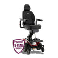 Pride Jazzy Air 2 Power Chair - Electric Wheelchair Scooter for Adults, U-1 Battery, 300 Lbs Weight Capacity, Ruby Red, 20" x20-22 Seat Size