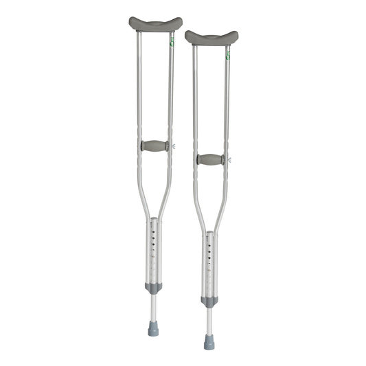 Hugo Mobility Adjustable Crutches for Walking, Tall Adult Walking Crutches, Comfortable Lightweight Crutches with Underarm Pad and Hand Grip